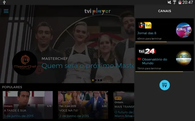 TVI Player android App screenshot 4